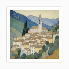 Kirche In Cassone Gustav Klimt Art Print 0 Art Print