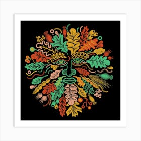 Green Man Art Print