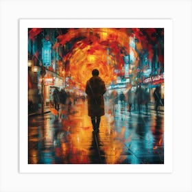 City At Night Art Print