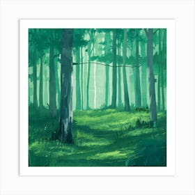 Forest 4 Art Print