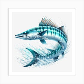 Marlin Fish Art Print