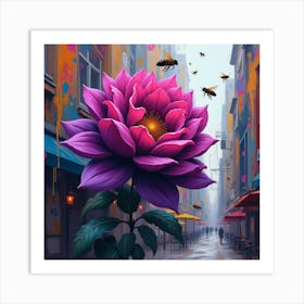 Lotus Flower 1 Art Print