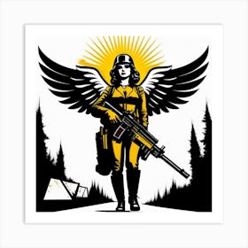 War angel 2 Art Print