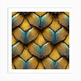 Close Up Of Dragonfly Wings Art Print