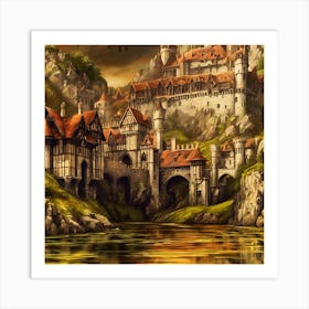 Fantasy Castle Art Print