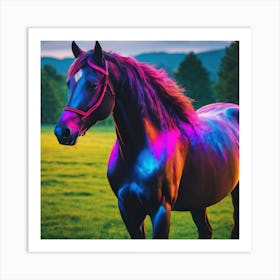 Horse Painting Art Print