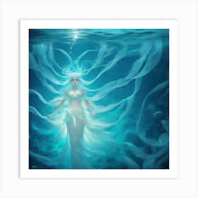 Protector of the Jellyfish Art Print