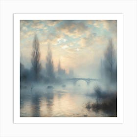 'Morning Mist' Art Print