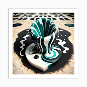 Marble Chair Art Print