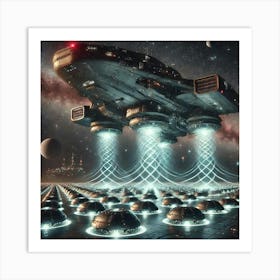 Lunaris Vanguard Disruption Pods Converted Art Print