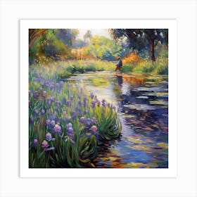 Woolen Gardens: Sarah's Blossoming Dreams Art Print