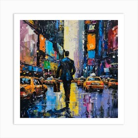 New York City Man Art Print