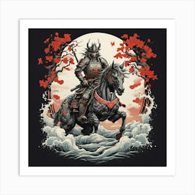 Samurai art print Art Print