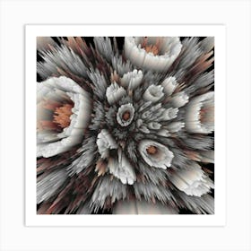 Fractal Flower Art Print