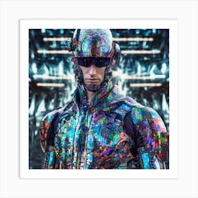 Futuristic Man 205 Art Print