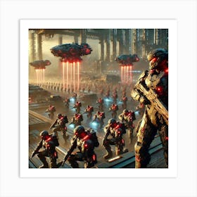 Ignis Luporum Soldiers Art Print