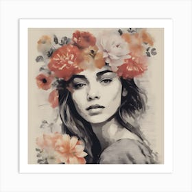 Flower Girl 1 Art Print