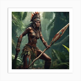 Jungle protector Art Print