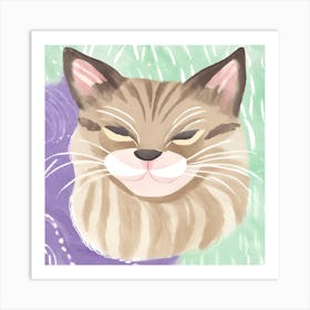 Cat Portrait 2 Art Print