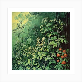 Forest In Bloom Art Art Print