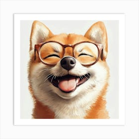 Shiba Inu 10 Art Print