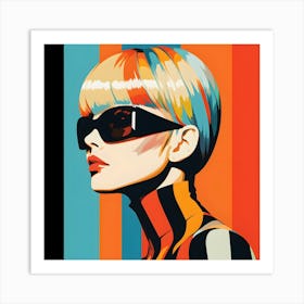 Mod Girl 4 Art Print