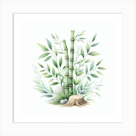 Bamboo 4 Art Print