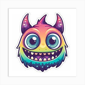 Monster Sticker 1 Art Print