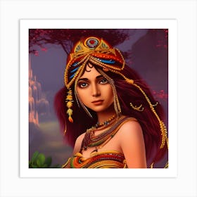 Egyptian Princess Art Print