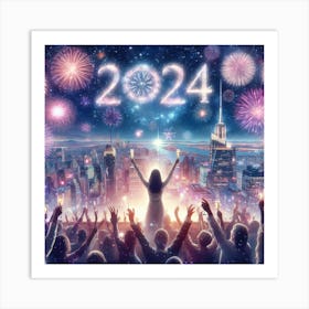 Year 2024 Art Print