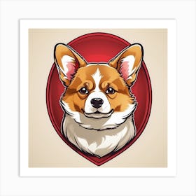 Corgi Dog Art Print