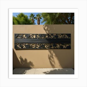 Wrought Iron Wall Art Art Print