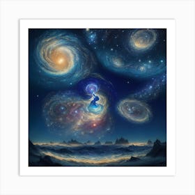 Galaxy Art Print