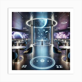 Sci Fi Inspired Lighting Design In A Futuristic Re Art Print