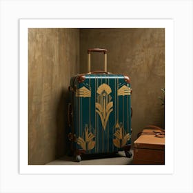 Deco Luggage 4 Art Print