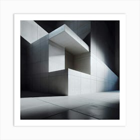 Concrete Room Art Print