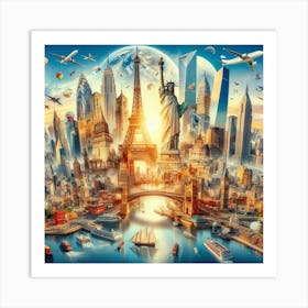 World 3 Art Print