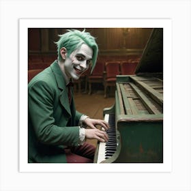 Joker At The Piano 6 Art Print