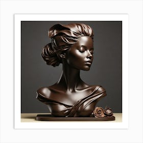 Bust Of A Woman 4 Art Print
