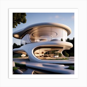 Futuristic House 10 Art Print