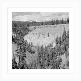 Untitled Photo, Possibly Related To Crater Lake National Park, Klamath County, Oregon Art Print