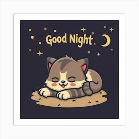 Good Night 1 Art Print