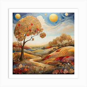 Autumn Landscape 6 Art Print