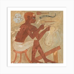 Sandal Maker, Tomb Of Rekhmire By Nina De Garis Davies Art Print