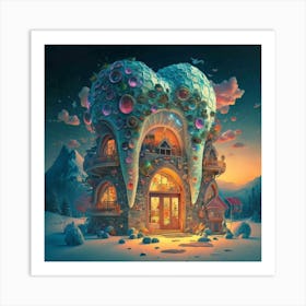 Tooth House Art Print