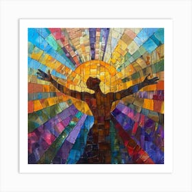 Woman In The Sun Art Print