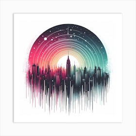 New York City Skyline Art Print