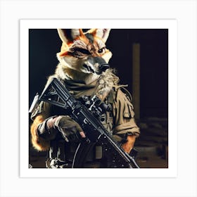 Fox Cosplay Art Print