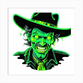 Zombie Decal Art Print