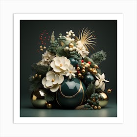 Christmas Arrangement 3 Art Print